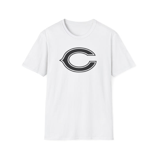 Black Cushing Tiger 'C' Logo T-Shirt — Vintage Sports Crew Tee