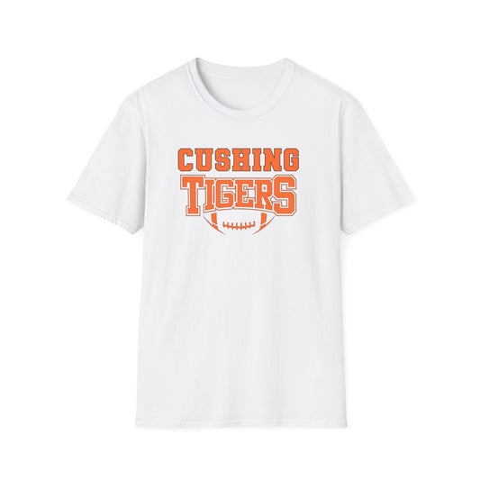 Cushing Tigers Football Tee – School Spirit Sports T-Shirt