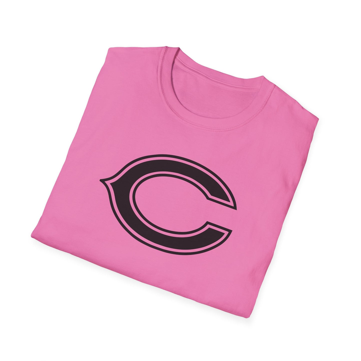 Black Cushing Tiger 'C' Logo T-Shirt — Vintage Sports Crew Tee