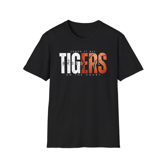 'TIGERS' Basketball Team Tee (Leave It All On The Court)
