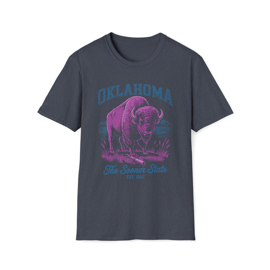 Oklahoma Bison T-Shirt – The Sooner State Vintage Buffalo Tee