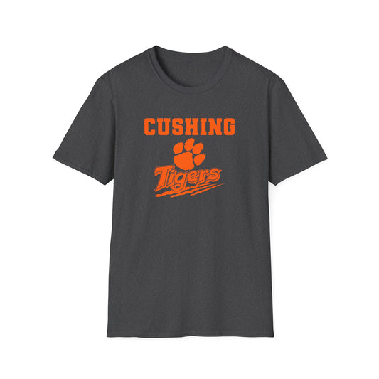 Cushing Tigers Unisex T-Shirt | School Spirit Tee, Casual Wear, Game Day Shirt, Gift for Students, College Apparel