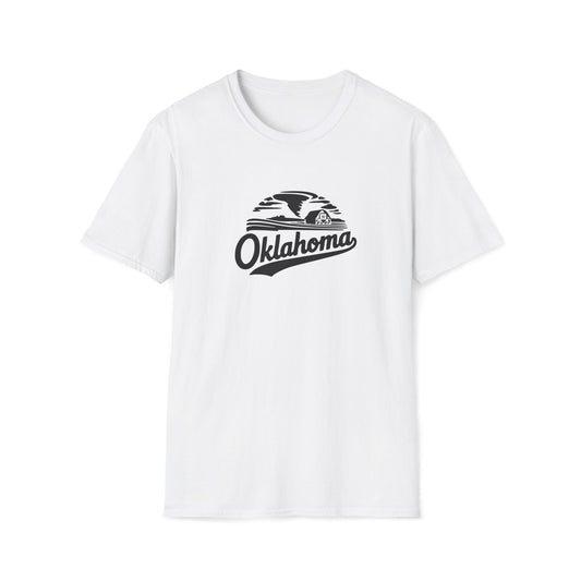 Oklahoma Retro Sunrise T-Shirt — Vintage State Pride Tee