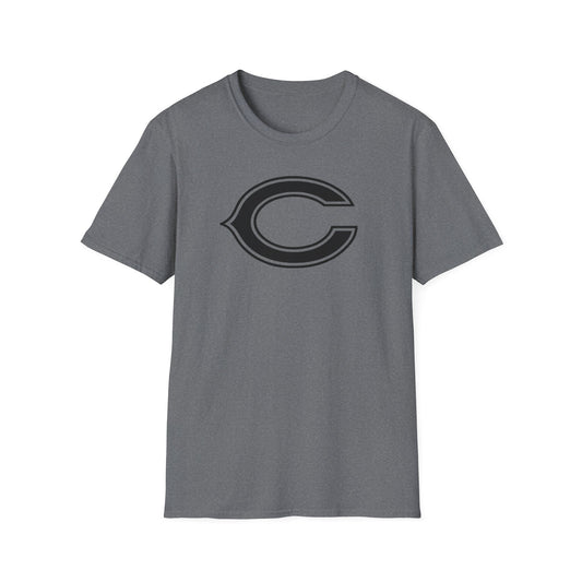 Black Cushing Tiger 'C' Logo T-Shirt — Vintage Sports Crew Tee