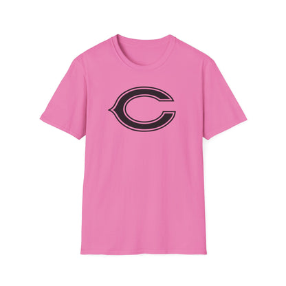 Black Cushing Tiger 'C' Logo T-Shirt — Vintage Sports Crew Tee